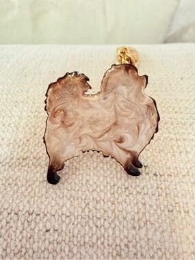 Pomeranian Bag Charm – Handmade